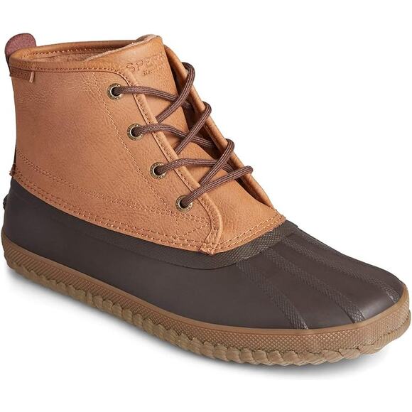 NWT Sperry Men's Breakwater Duck Boots Tan Brown Waterproof Leather Size 11 - Picture 1 of 6